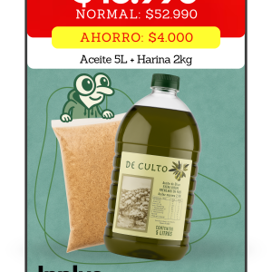 Pack Aceite 5 Litros + Harina Almendra 2kg